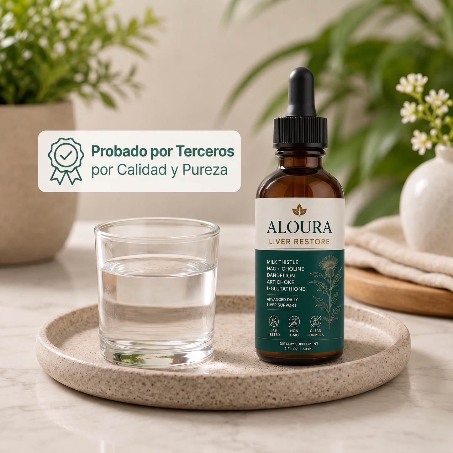 Probado por terceros por calidad y pureza